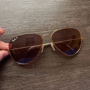 Rose Gold Ray Ban Aviators